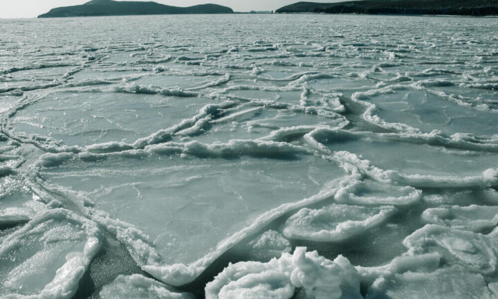 A file photo of a winter sea