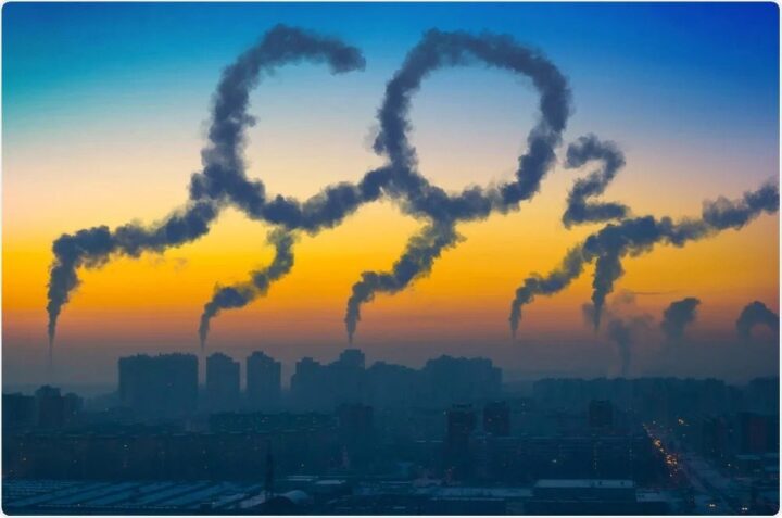carbon dioxide CO2 emission