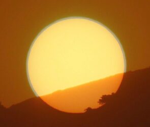 A file photo of the sun