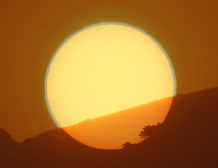 A file photo of the sun