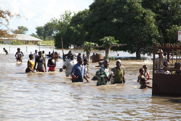 A file photo of a flooding River Niger