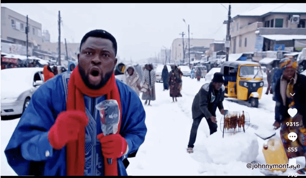 AI-generated video falsley claims snowfall occurred in Ikorodu, Lagos 